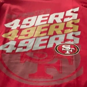 🏈🏈🏈NEW 2014 49ers Season T-Shirt size L🏈🏈🏈